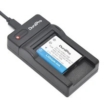 DuraPro EN-EL10 Li-42B ПР-45 Klic-7006 D-Li63 батареи + Ультра Тонкий USB Цифровой Зарядное Устройство для Nikon Fujifilm Pentax Olympus Kodak