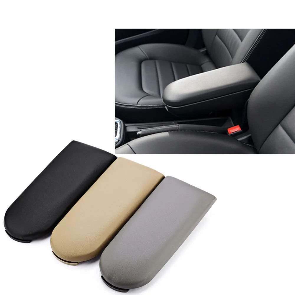 Leather Center Console Armrest Cap Fit For VW Polo 6R VW JETTA GOLF MK4