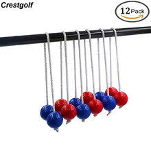 CRESTGOLF Ladder Golf ball Toss Bolas Set 6 Pairs(12pcs Real Golf Balls)