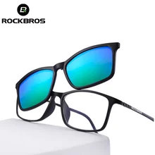 ROCKBROS Магнитная Адсорбция солнцезащитные очки для женщин двойной объектив набор очки Спорт UV400 13 г светильник для мужчин и женщин