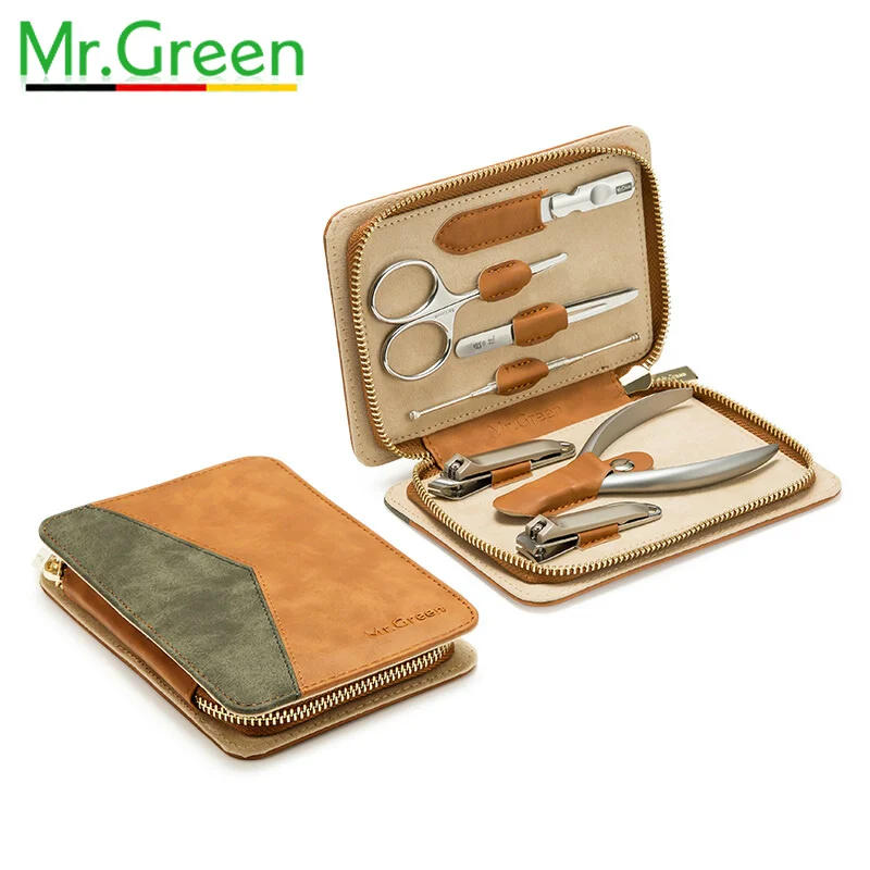 Набор инструментов для дизайна ногтей MR.GREEN 7 шт./компл. из нержавеющей стали