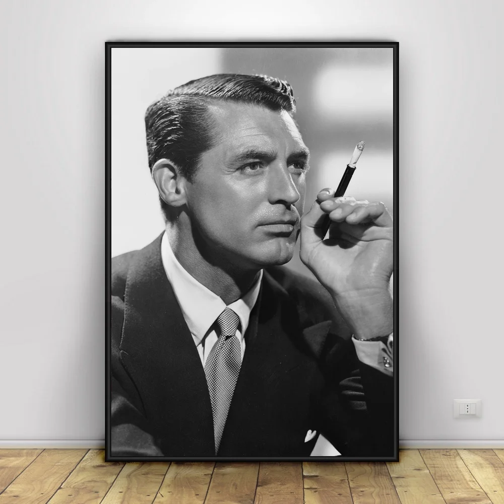 Шелковый постер Cary Grant Art для домашнего декора 12x18 24x36 дюймов|Рисование и