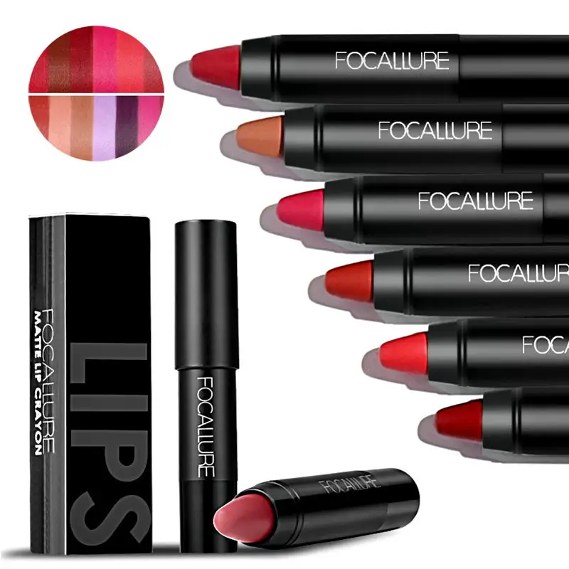

FOCALLURE Matte Lipstick Pen Waterproof Long Lasting Lip Makeup Moisturizing Lasting Non-marking Matt Lipstick free shipping