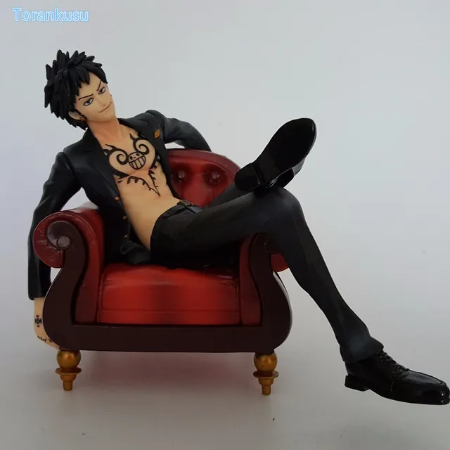 Best Price One Piece Action Figure Trafalgar Law Sitting Ver. PVC Figure Toy 150mm Anime One Piece Law Collectible Model Doll OP42
