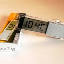 Multi-Function Lcd 3D Crystal Digital Electronic Temperature Measurement Fish Tank Aquarium Thermometer Random Color