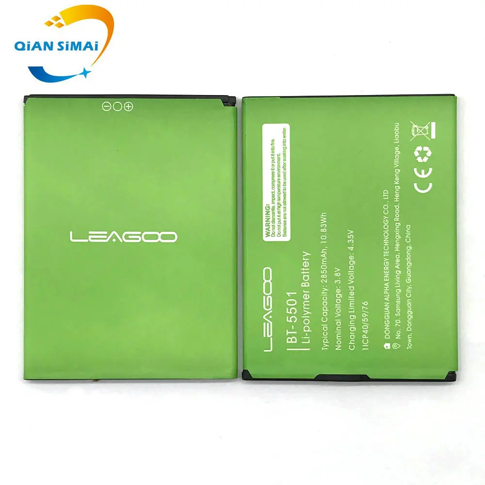 QiAN SiMAi 2850 мАч новинка 100% высокое качество BT-5501 BT 5501 BT5501 аккумулятор для Leagoo M9