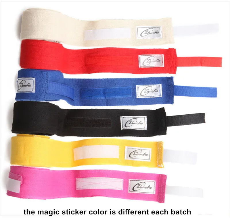 Cotton 2.6M 5M Boxing Wraps Hand Wraps gym Wrist Hand Bandage Boxing Gloves Sports Safety Wrist Support Band