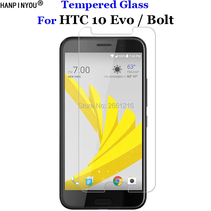 Для HTC 10 Evo закаленное стекло 9H 2.5D Премиум Защитная пленка для Bolt 5 5&quot | Мобильные