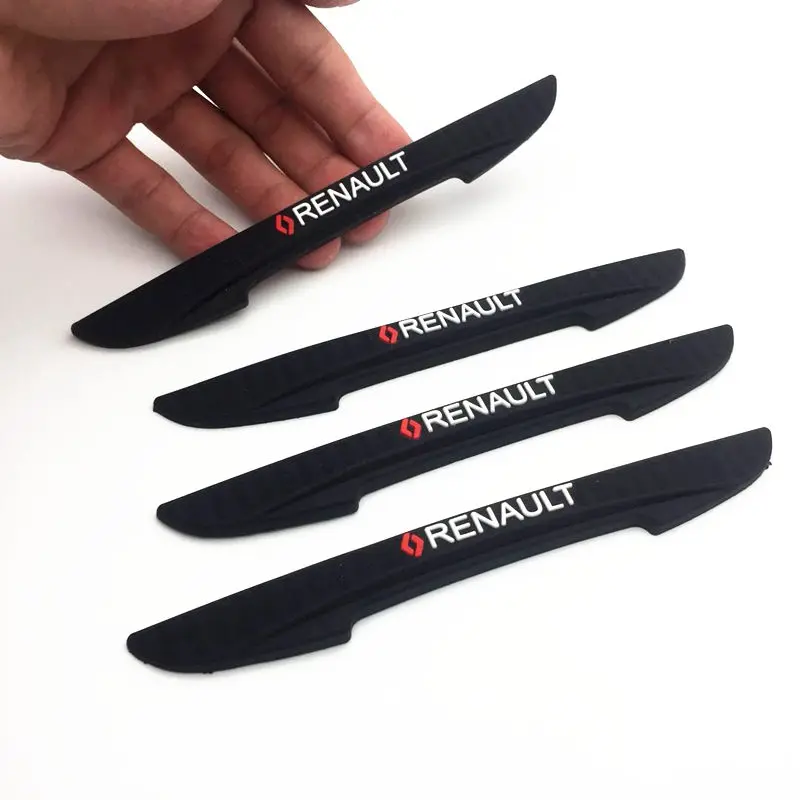 

4pcs Car Door Anti-collision Bumper Strip Guards Auto Door Side Protector Sticker For Renault Benz BMW Toyota Honda hyundai VW
