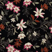 Imorted ткань с цветочным принтом мягкая удобная Скатерть ткани для женщин Свадебное платье, скатерть, лоскутное по метру