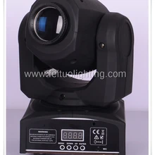 8 шт.) 30 Вт высокой мощности RGBW DMX 512 мини движущаяся головка точечный светодиодный свет