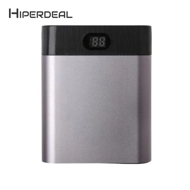 HIPERDEAL новый 5 в двойной USB 4X 18650 чехол для аккумулятора зарядное устройство коробка