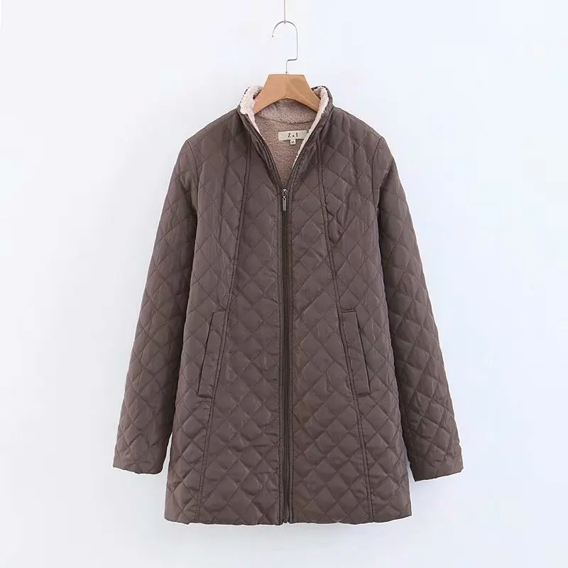 2019 Winter Down Parka Warm Long Cotton padded Jacket Female Coat Loose Plus Size 3XL Winter Jacket Women Stand Collar Outwear