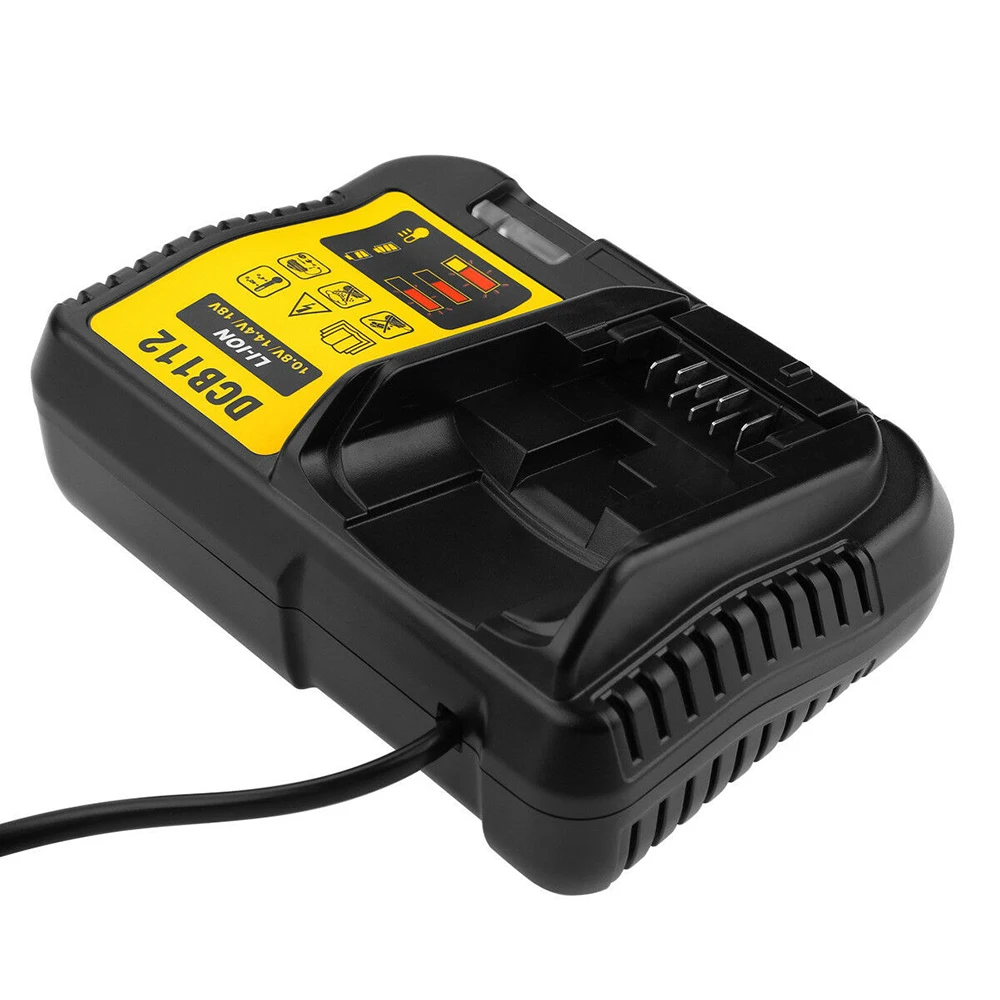 Powstro 100 V-240 V литий-ионный аккумулятор зарядное устройство для DeWalt DCB115/DCB118/DCB120/DCB127 Быстрая зарядка цифровой ЖК-дисплей