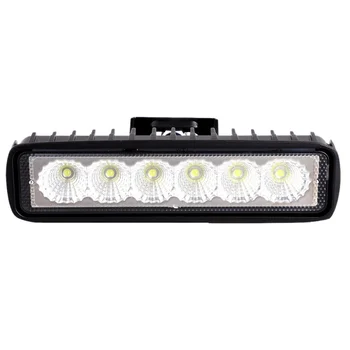 

18W LED Bar Spotlight Flood Lamp Driving Fog Offroad LED Work Car Lights for Jeep Toyota SUV 4WD Boat Truck