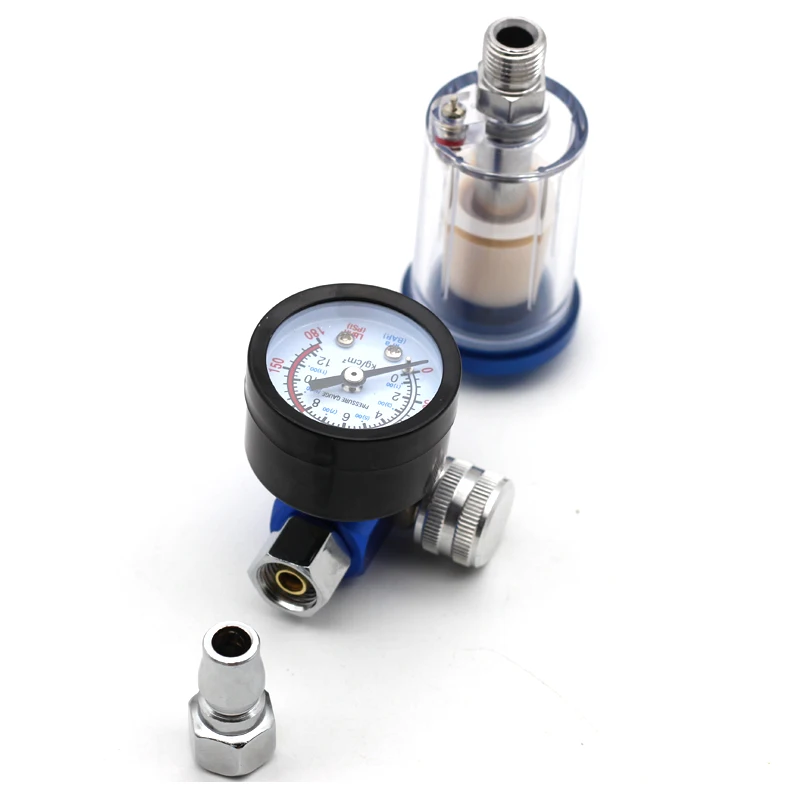 Распылитель краски воздушный регулятор давления и линейный воздушный масляный фильтр для воды