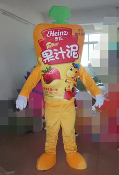 

100% in-kind shooting heinz jelly mascot costume for adults jelly mascot
