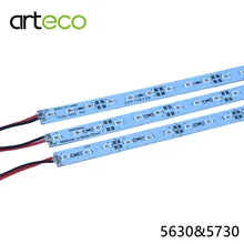 10 шт. DC12V SMD 5630 Светодиодный светильник 5730 50 см 36 светодиодный s светодиодный светильник 5730 белый/теплый белый/холодный белый 5630 красный/зеленый/синий