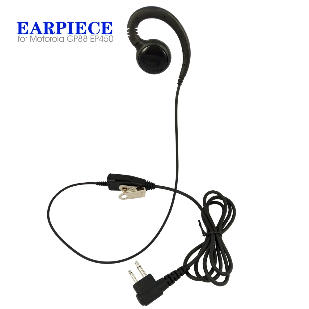 EP5702 Big G-Shape Earpiece for Motorola GP88 EP450 Walkie Talkie 00