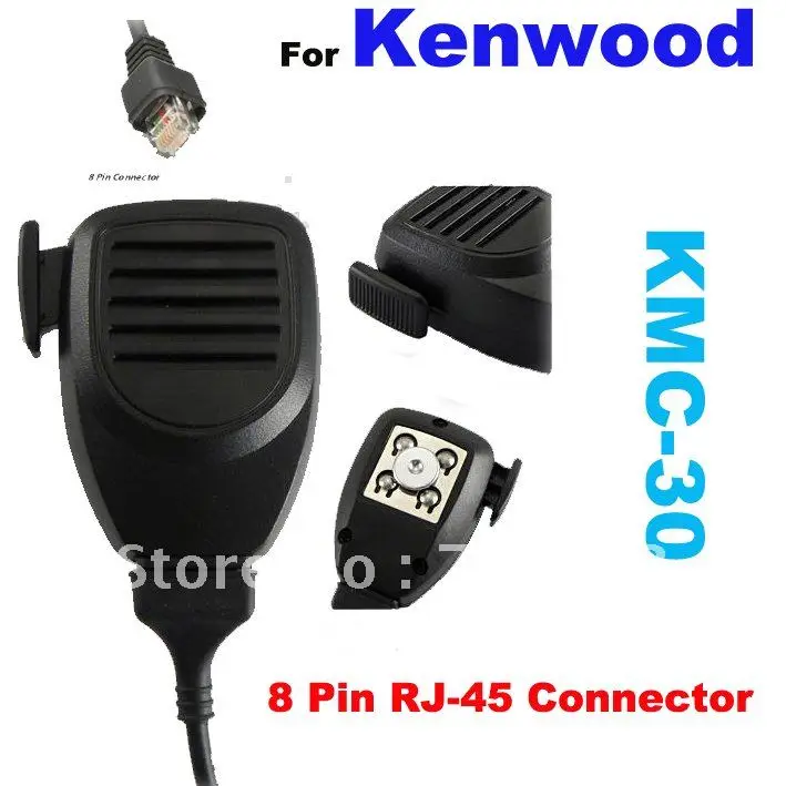 Бесплатная доставка Мобильный микрофон KMC 30 8 контактный RJ 45 разъем для Kenwood TK