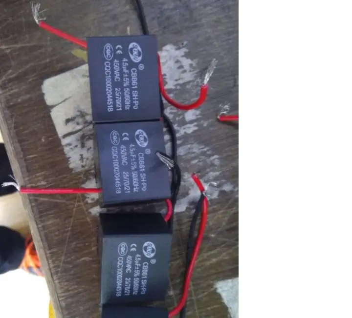 Us 12 35 5 Off 10pcs Cbb61 Starting Capacitance Ac 450v 4uf 16uf Wire Terminal Ceiling Fan Motor Run Capacitor In Computer Cables Connectors From