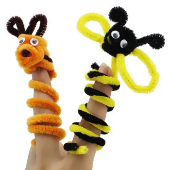 

100pcs/pack Children Educational Toy Crafts For Kids Colorful Pipe Cleaner Toys Craft DIY Handmade Education Toy