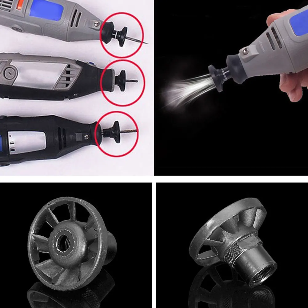 Воздуходувка для пыли DIY бренд 1 шт. вентилятор для пыли электрическая шлифовальная машина для Dremel вращающиеся Инструменты Резьба #07