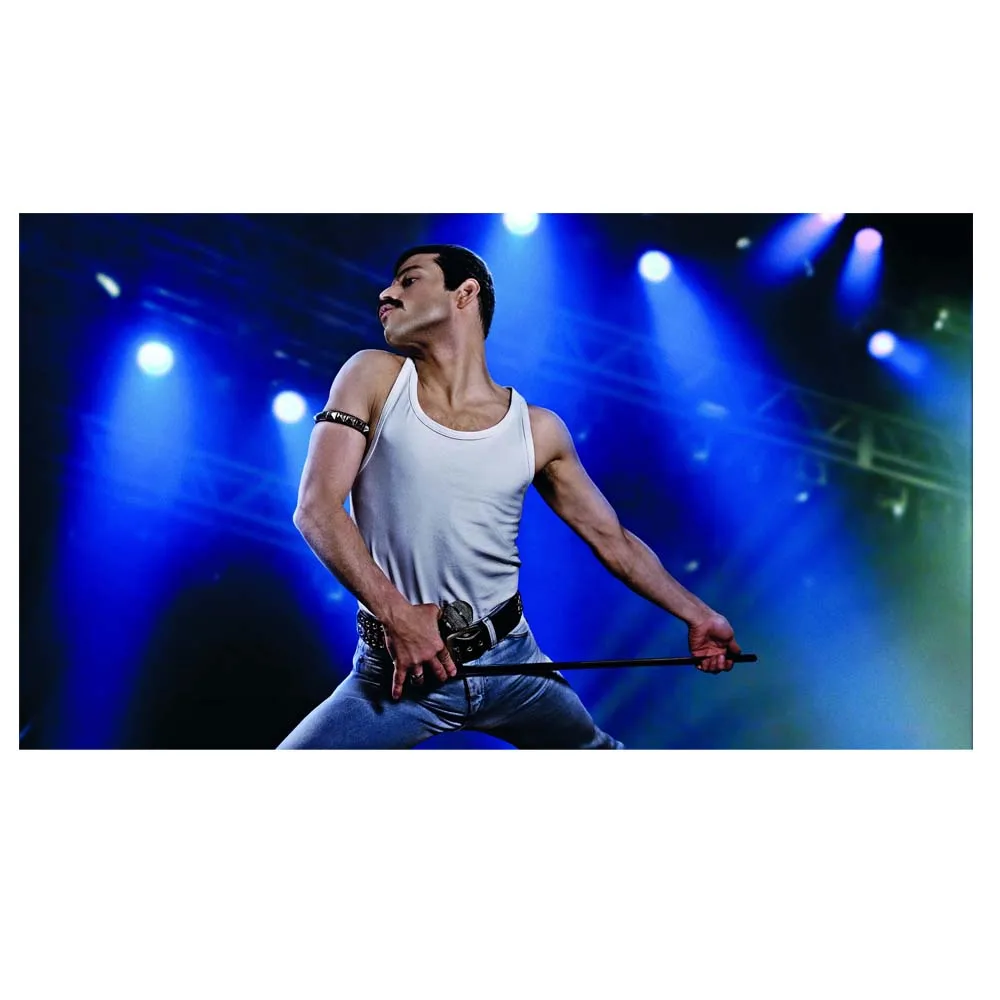 

TaaWaa Bohemian Rhapsody Musical New 2018 Movie Rami Malek Queen Tour Cover Poster Art Silk Canvas Home Room Wall Print Decor