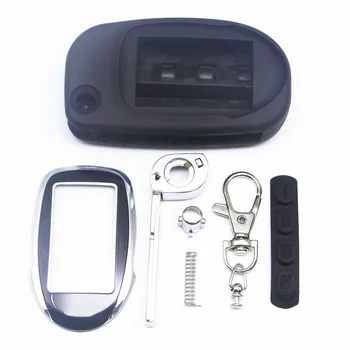 

Free shipping switchblade key case switchblade for Scher Khan magicar 7 uncut blade fob case cover M7 folding car flip remote