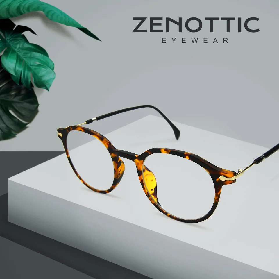 Винтажная оправа для очков zenotic круглая унисекс оптическая при близорукости