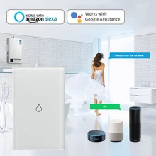 Wi-Fi умный бойлер стеклянная панель Переключатель водонагреватель Smart Life Tuya приложение дистанционное управление Amazon Alexa Echo Google Home Голосовое управление