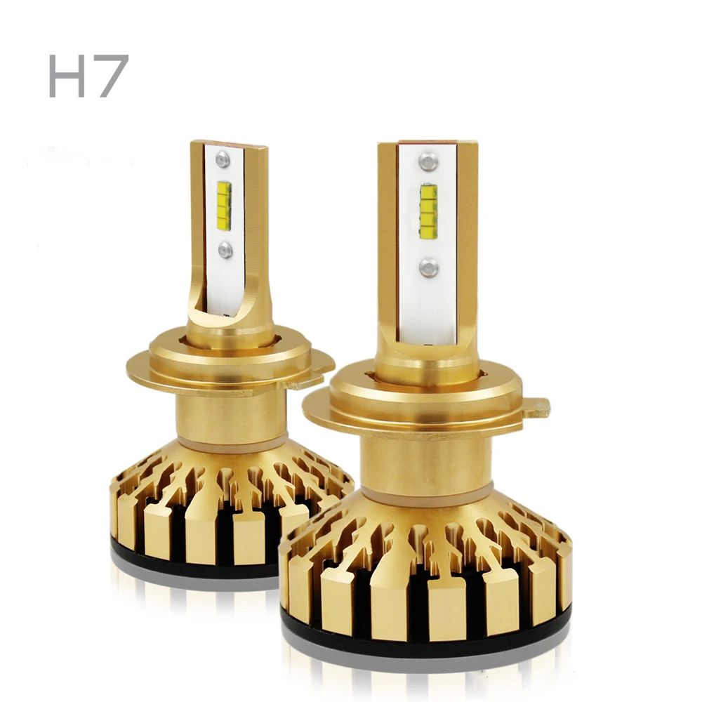 

H1 H3 H4 H7 H11 9005 9006 9012 Car LED Headlight with Super Bright Chips 50W 5000LM 6000K 12V 24V Folight Auto Headlamp 2PCS