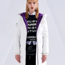 BOSIDENG, новинка, зимнее пуховое пальто с капюшоном, длинный пуховик, женская утепленная верхняя одежда, водонепроницаемая, высокое качество, B80141514DS