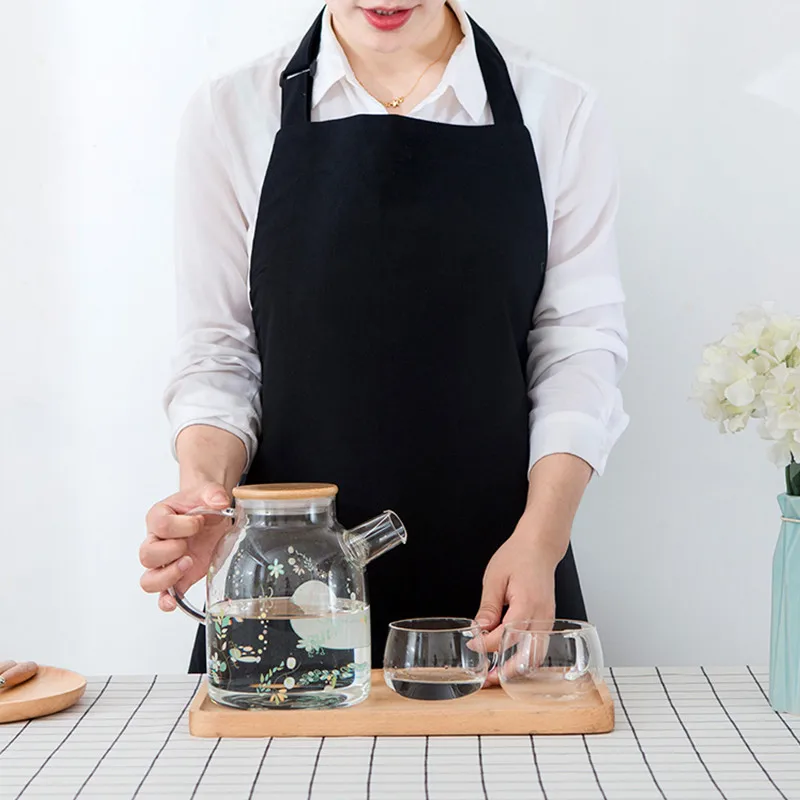 

Kitchen apron supermarket hot pot nail shop waiter overalls female male antifouling apron