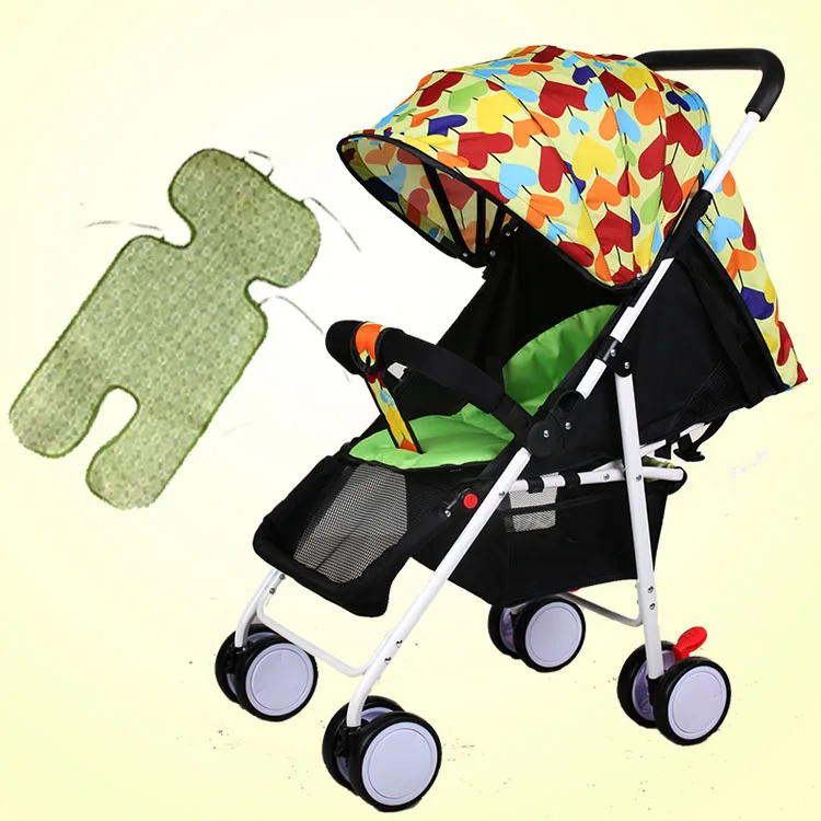 Легкая детская коляска для новорожденных с нижней корзиной для ног может сидеть лежа портативный складной летний коврик зонтик коляска - Цвет: 106YL