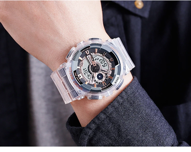 Новинка 2019 года сандалии пара спортивные часы светодиодный цифровые часы брендовые Роскошные модные G стиль для мужчин часы reloj hombre