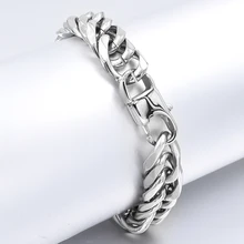 CHIMDOU браслеты для мужчин и женщин, нержавеющая сталь панцирная кубинская ссылка на заказ длина браслет лучший друг, манжета браслет, подарок папе