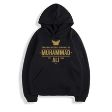 Muhammad ali hoodies moleton masculino hoodies de algodão dos homens moletom moletom primavera roupas de pista