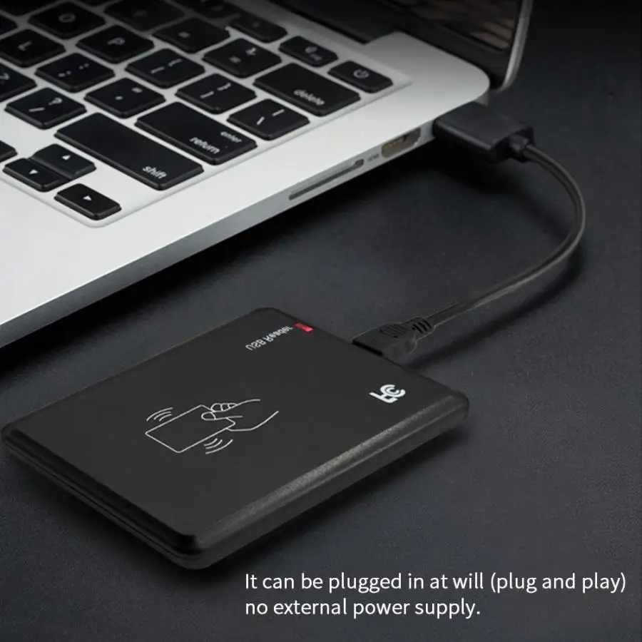 Совместим с устройством считывания смарт карт USB UHF 915 + 13 56 МГц 5 картами IC и 1