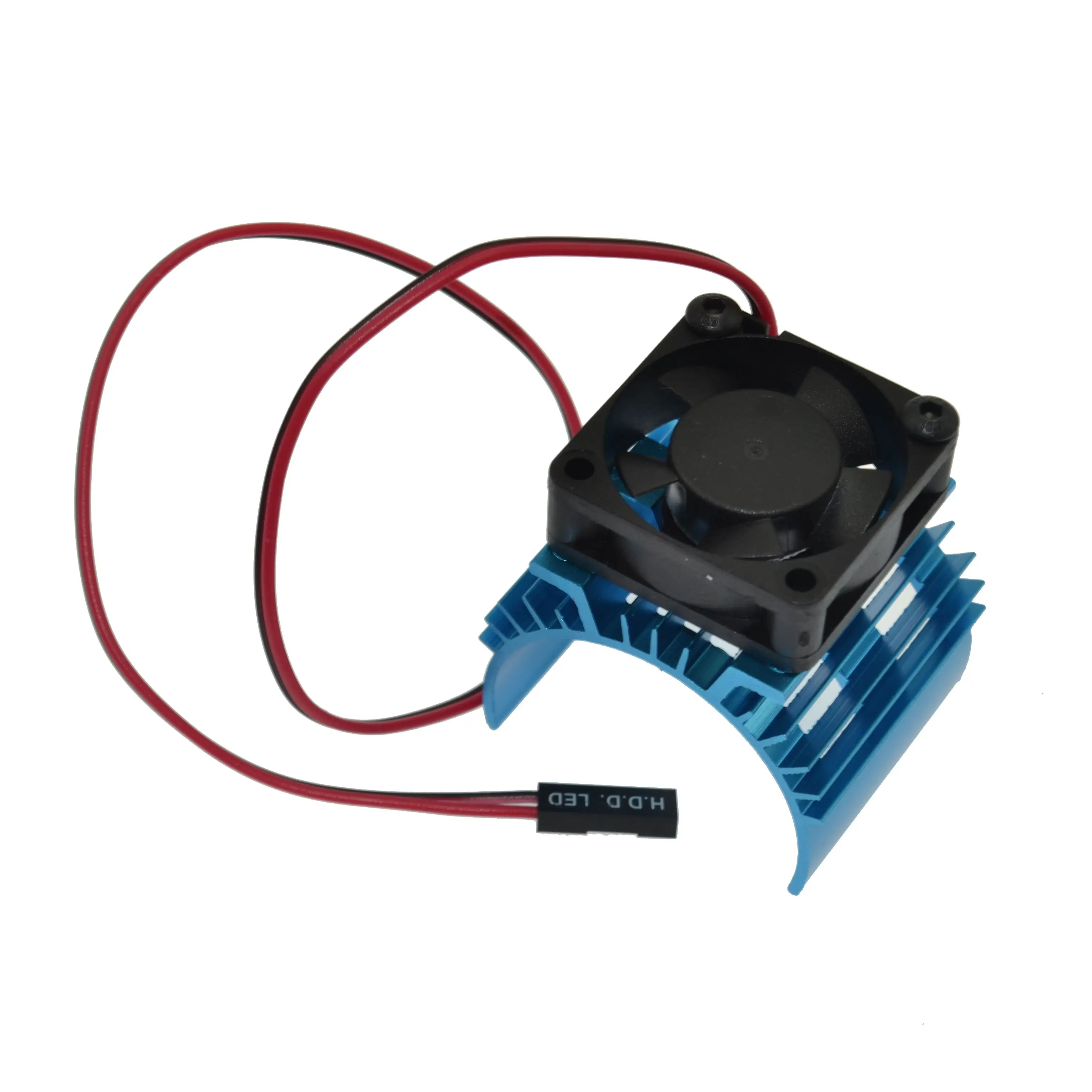 RC Car  1:10 Tram 540 Motor With Fans Radiator Heat Sink For 1/10 RC Car 540/550 3650 Size Motor