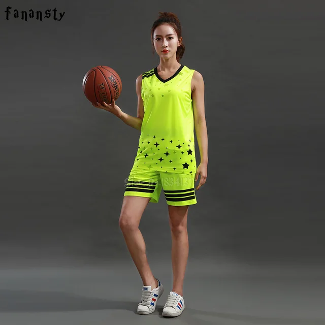 Women's Basketball Jerseys Uniforms Girls Custom Team Basketball suits