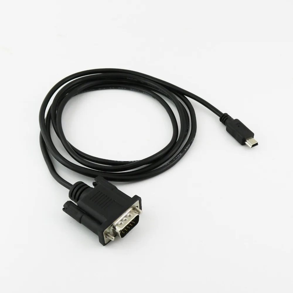 10x 1.5m/5ft For Mobile DVD EVD USB Mini 5pin Male to VGA 15pin Male Plug Male to Male Connector Cable Cord