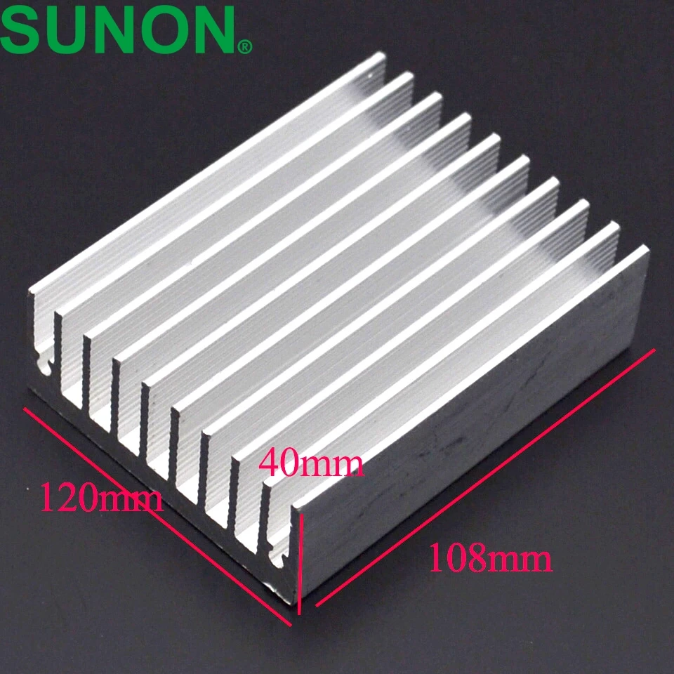 1pcs Heat sink 108*40*120MMhigh-quality heat sink thick substrate