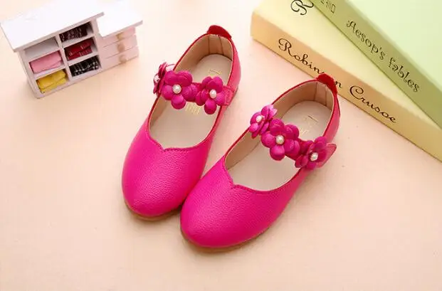 EUR 21 36 new 2017 Kids Fashion Girl casual Leather flat Shoes Princess ...