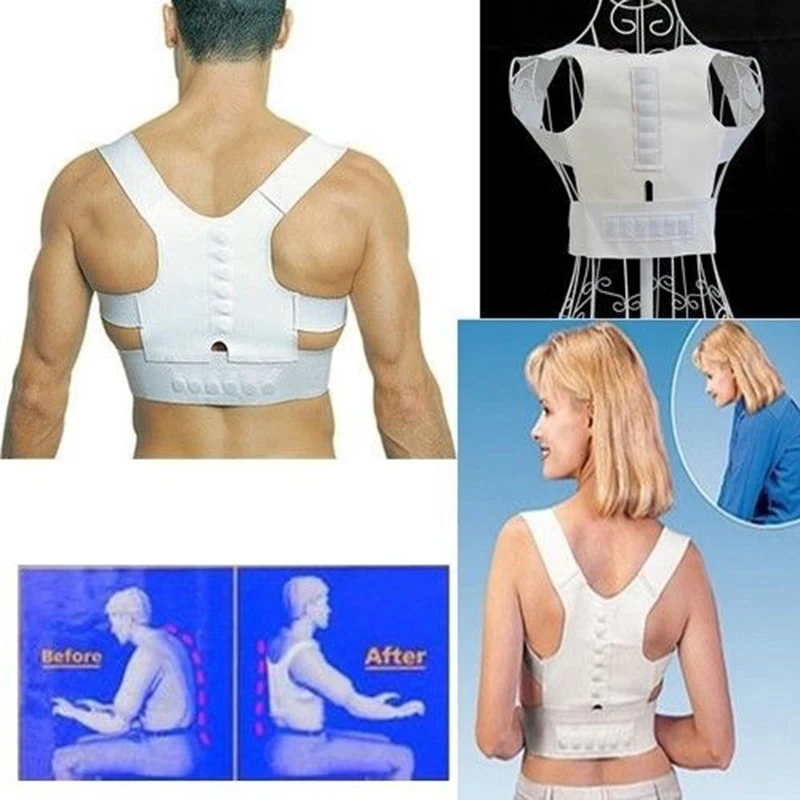 Body Shaper Adjustable Magnetic Posture Support Corrector Back Pain Shoulder correction | Спорт и развлечения