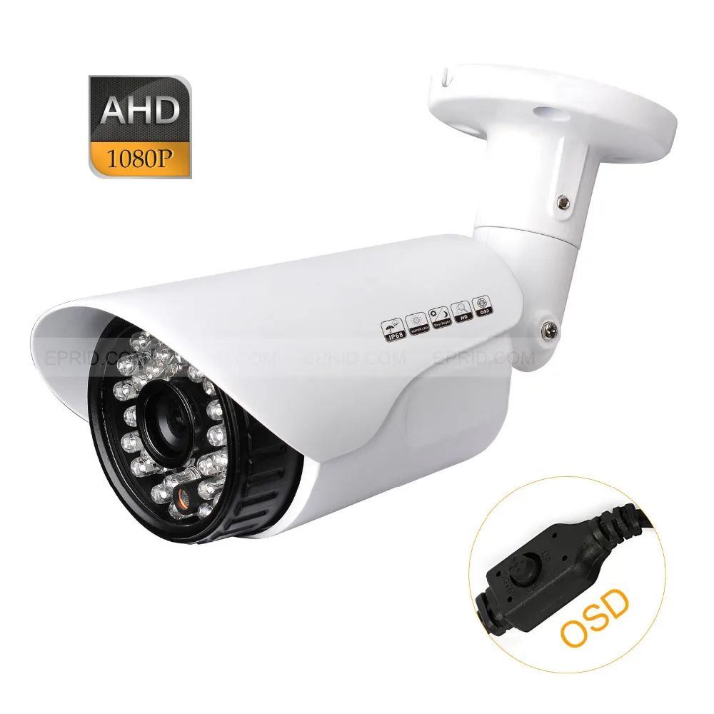 

AHD 2.0MP 1080P HD CCTV Bullet Security Outdoor Camera IR-CUT OSD Menu