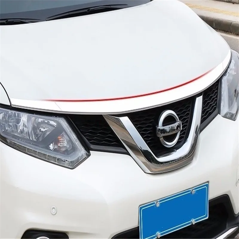 

automobile car styling accessories chromium engine trim 2014-16 front chrome bright strip modification FOR Nissan X-TRAIL