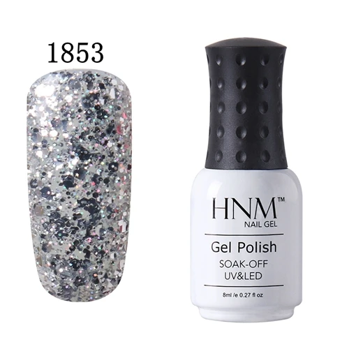 HNM 8 мл, чистый цвет, лак для ногтей, краска, гель лак, замачиваемый, Гель-лак для ногтей, гибридный лак, тиснение, сделай сам, основа, грунтовка, эмаль - Цвет: 1853