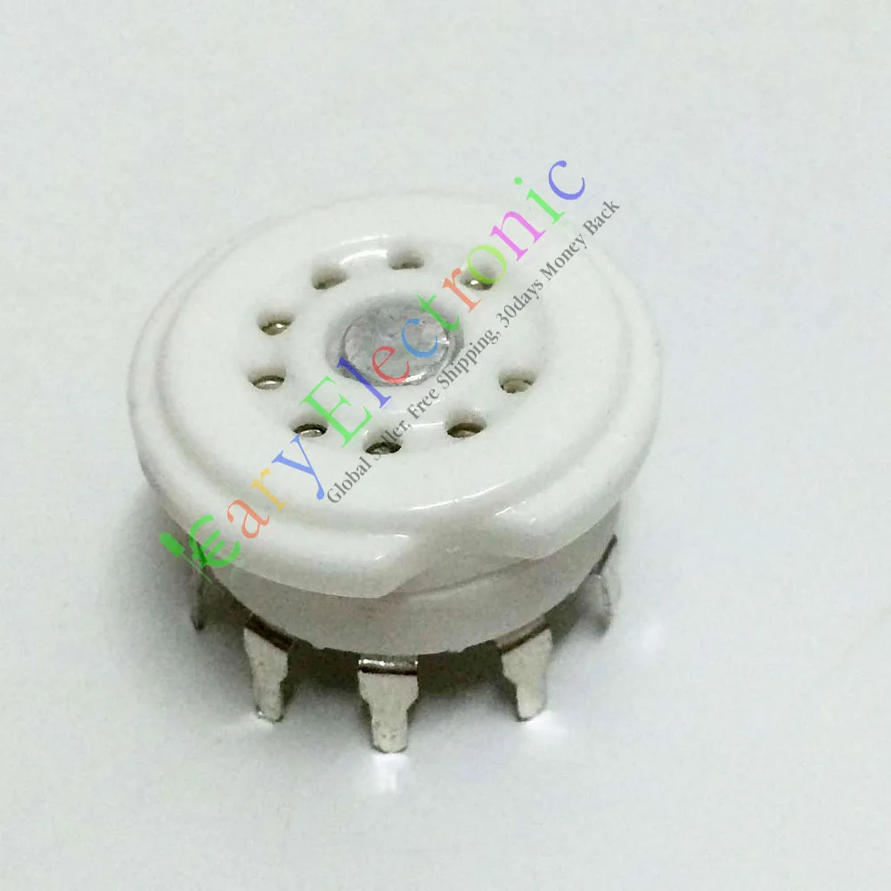 

Wholesale and retail 20pc 9pin PCB Ceramic vacuum tube socket valve 12AX7 12AU7 ECC83 Audio amp part free shipping