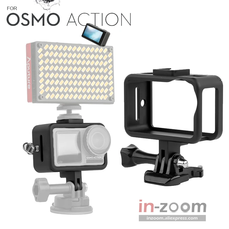 

Aluminum Alloy Protective Frame OSMO Action Shell Housing Frame Case For DJI Osmo Action Camera Mount Holder Adapter accessories